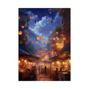 Lantern Street Food Market Poster