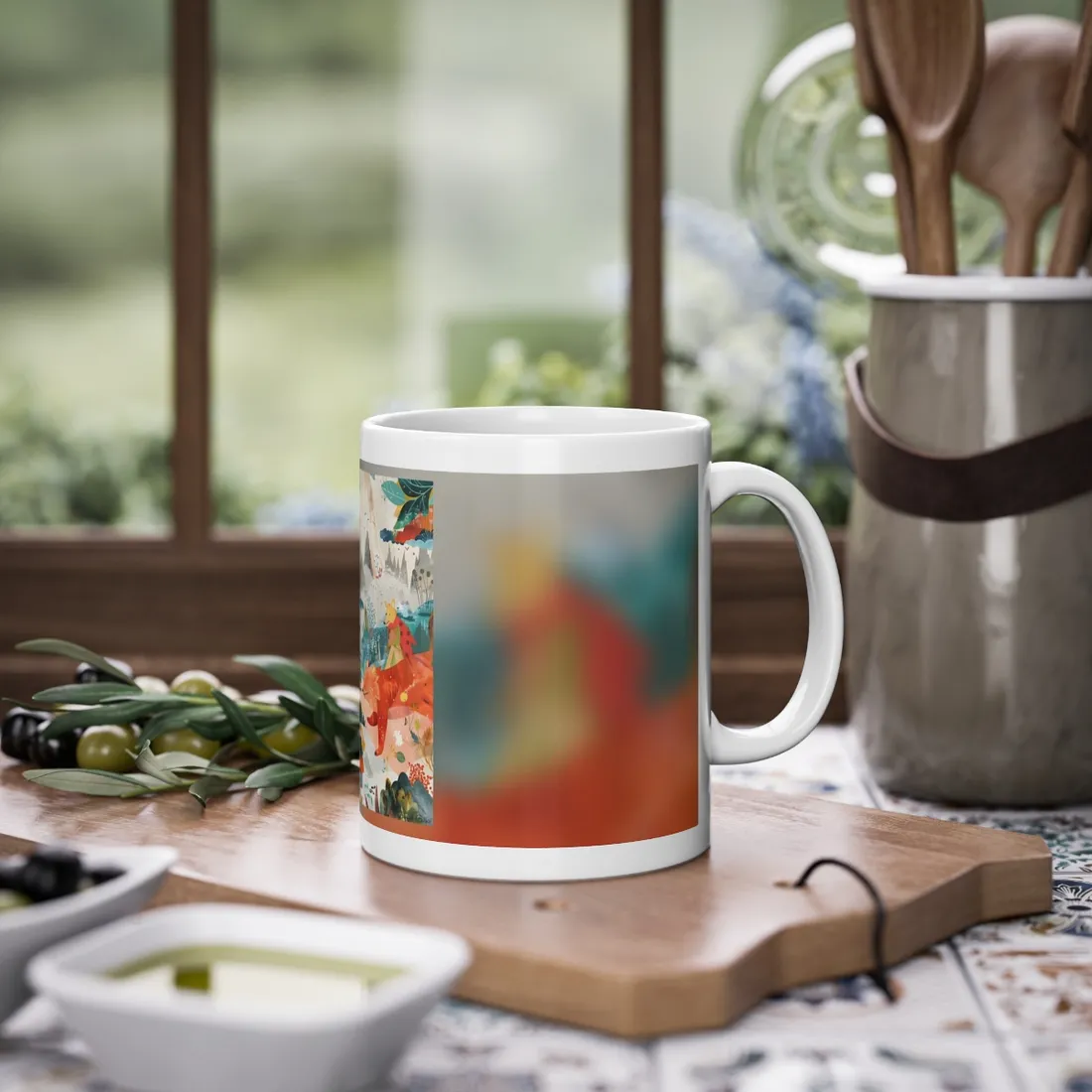 Vibrant Whimsy: Colorful Illustrations Featuring Belo - Mug