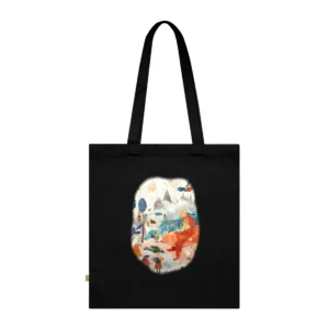 Woodland Animals and Children Tote Bag