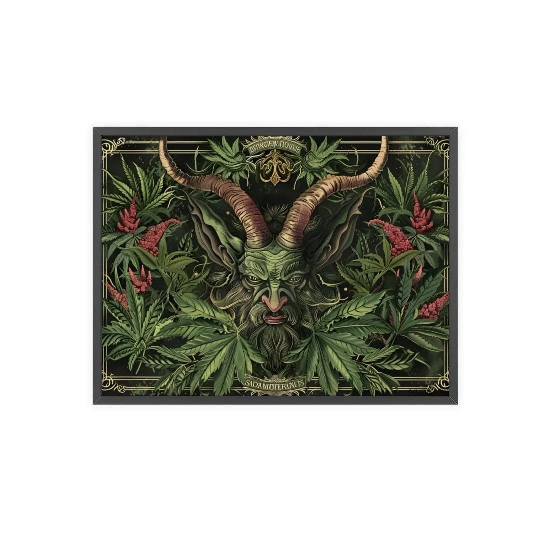 Victorian Devil: Dark Ominous - Framed Poster