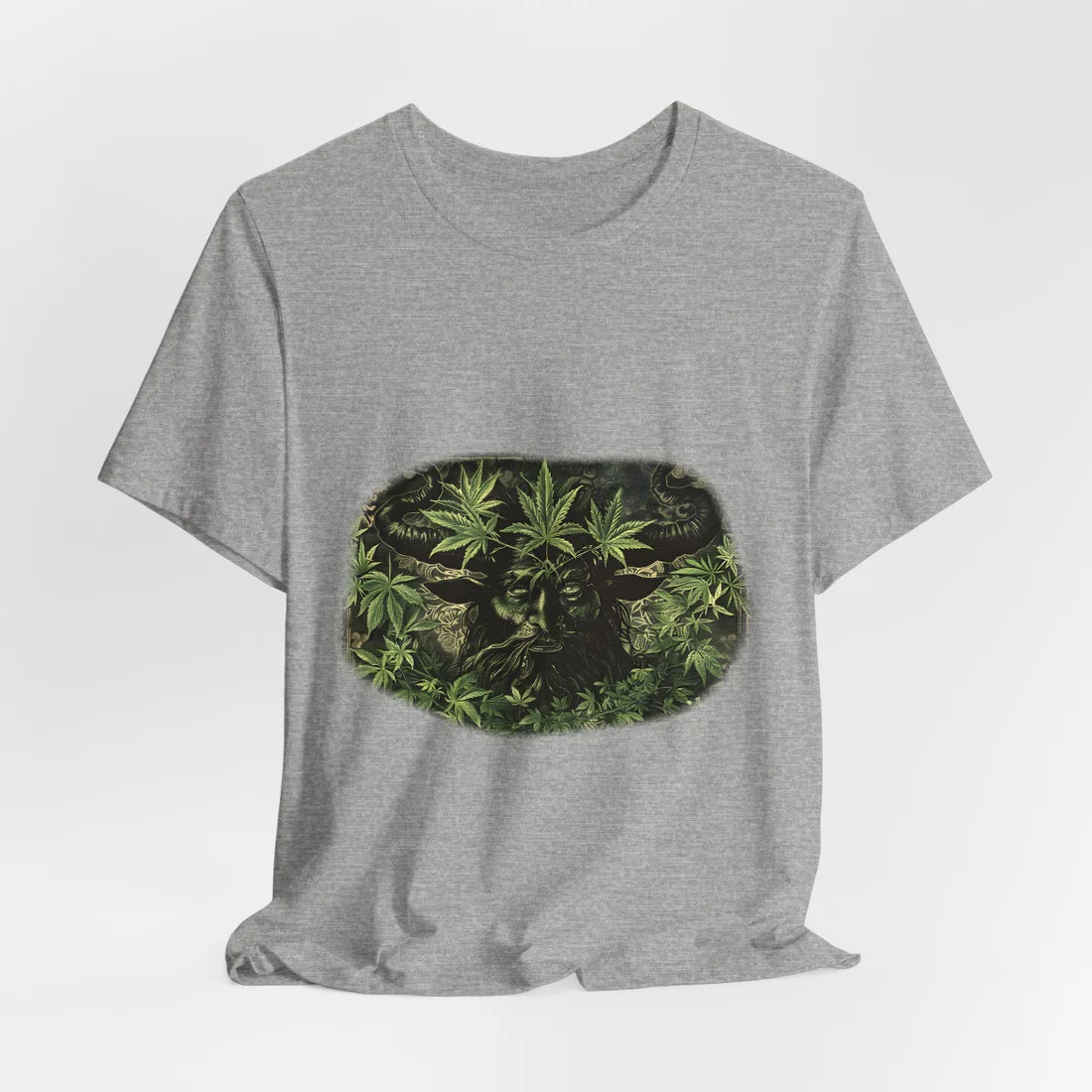 Victorian Era Devil: Chaos Reigns Digital Art - T-Shirt (Athletic Heather)