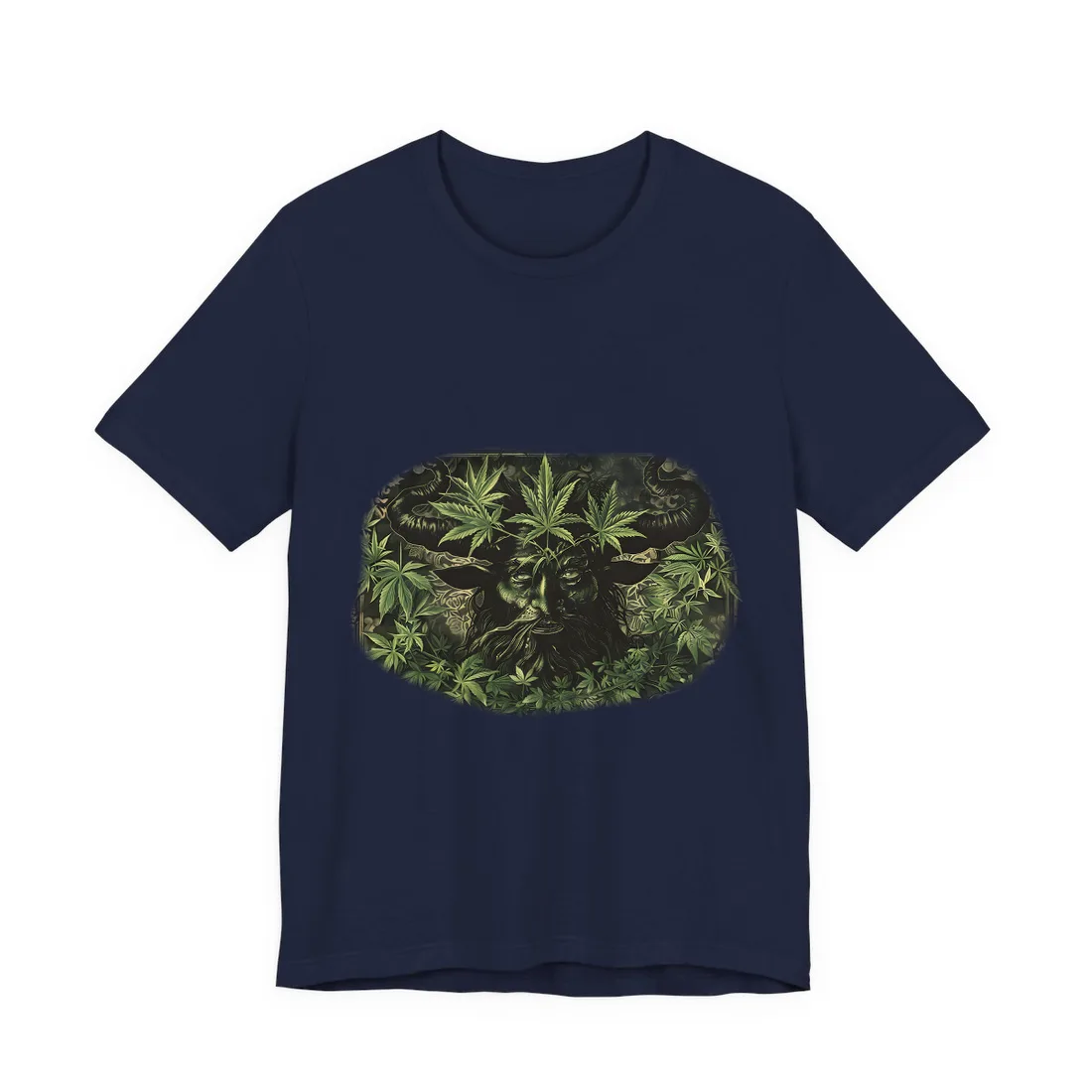 Victorian Era Devil: Chaos Reigns Digital Art - T-Shirt (Navy)