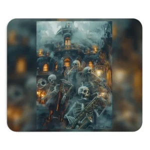 Skeleton Orchestra in Mist Mouse Pad