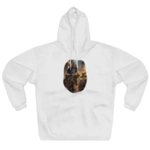 Skeleton Musicians Playing Saxophones Hoodie