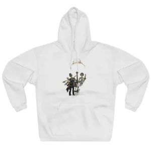 Skeleton Musicians on Street Hoodie