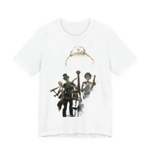 Skeleton Musicians on Street T-Shirt
