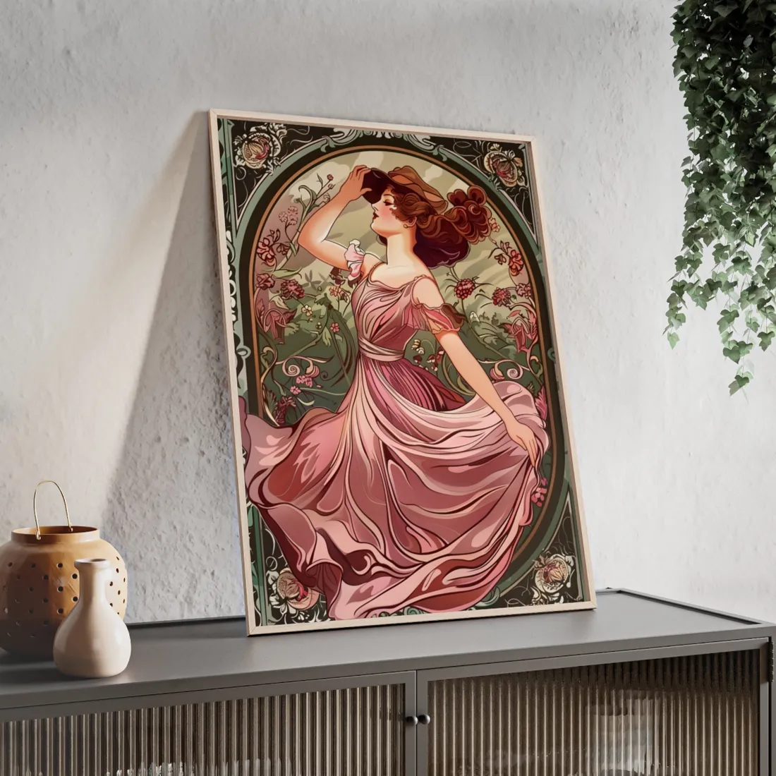 Vintage Art Nouveau BATCH Poster: Limited Edition Design - Framed Poster