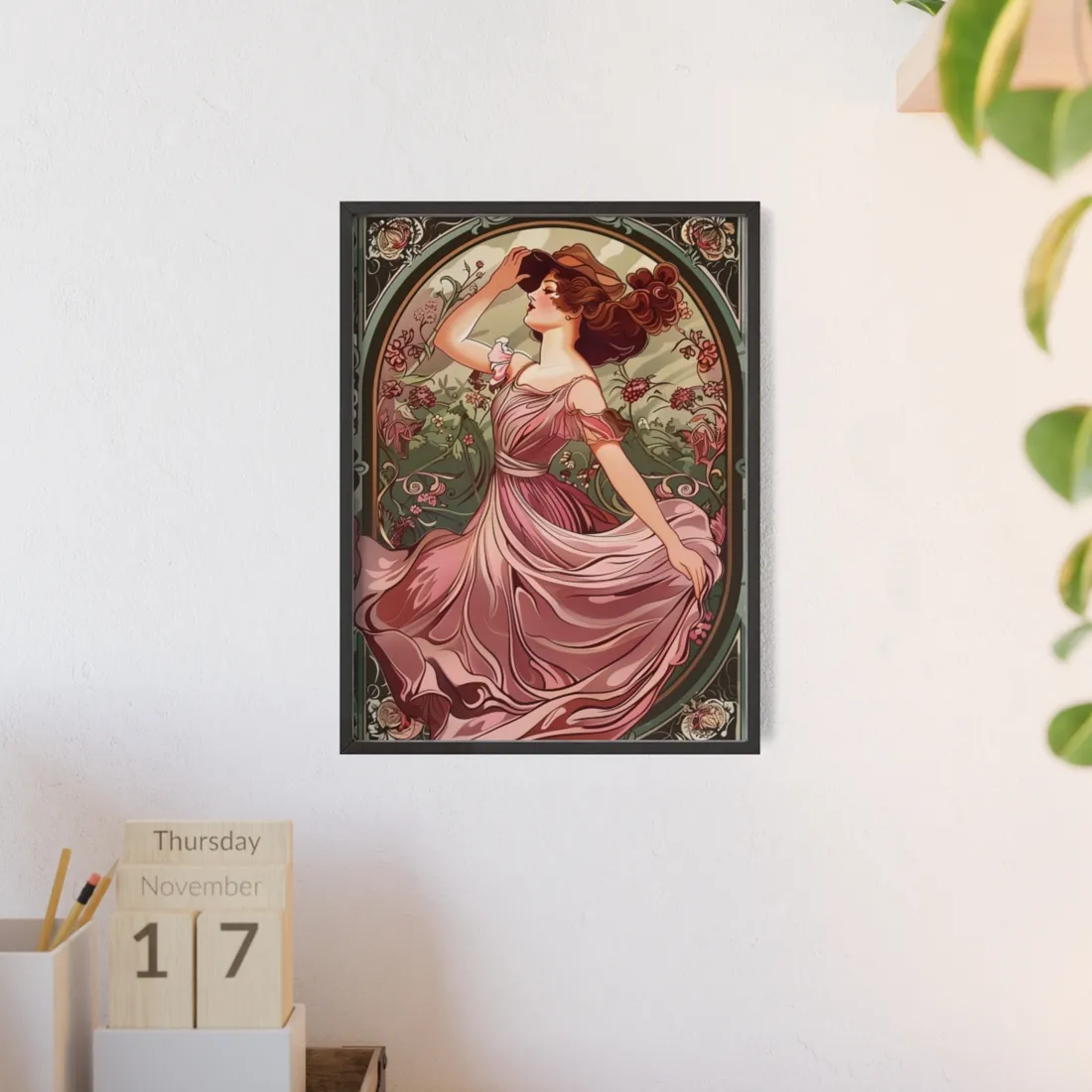 Vintage Art Nouveau BATCH Poster: Limited Edition Design - Framed Poster