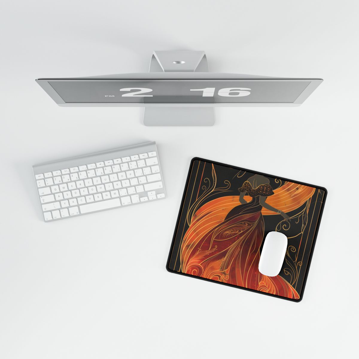 Vintage Art Nouveau Elegant Poster: Batch 1 2024 - Desk Mat