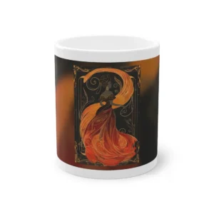 Golden Flame Gown Mug