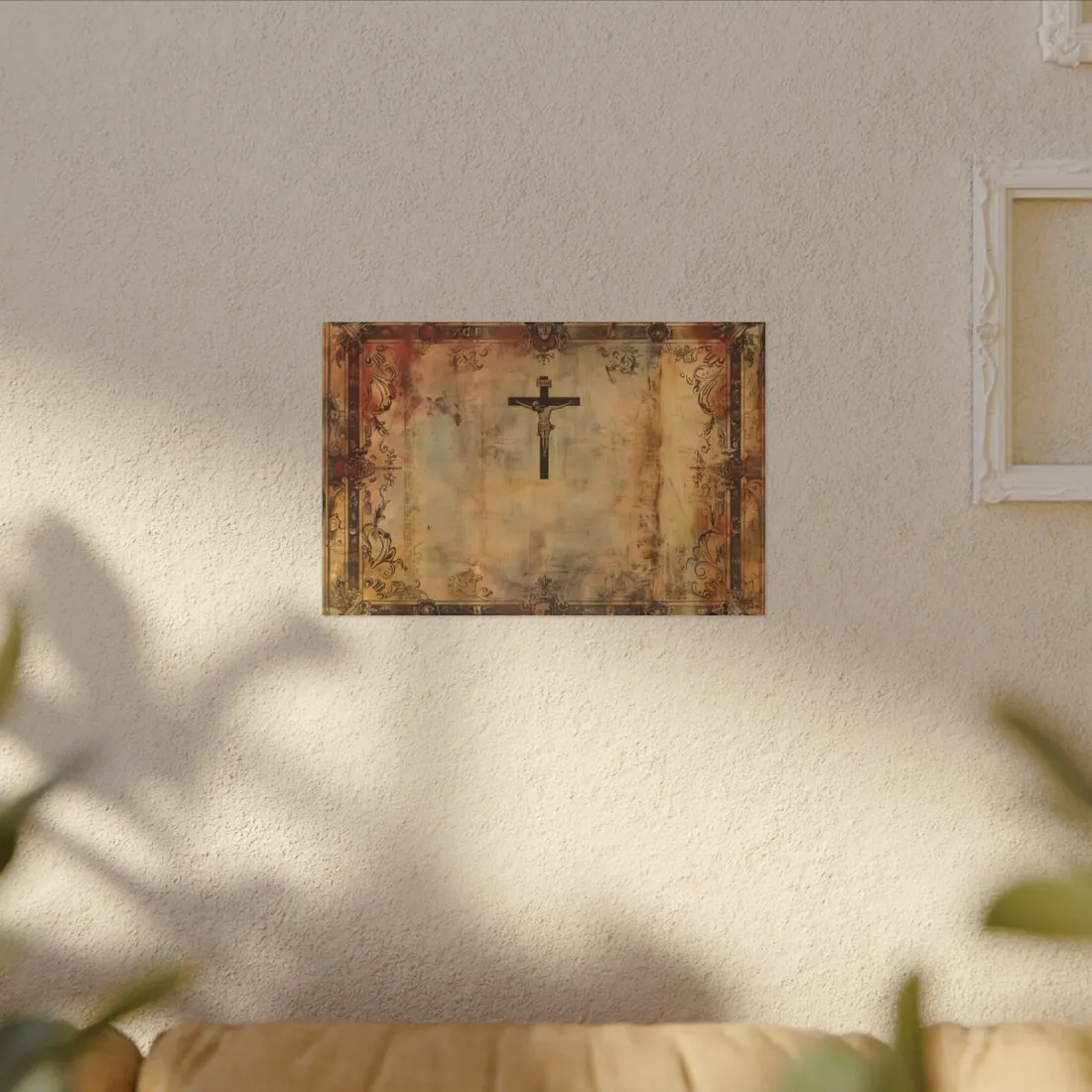 Vintage Biblical Art Print: A Historical Scene - Canvas