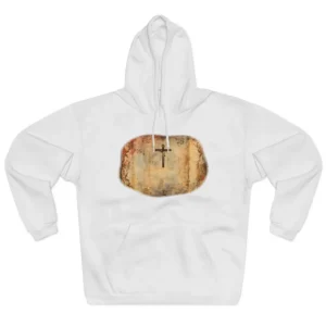 Crucifix on Antique Parchment Hoodie