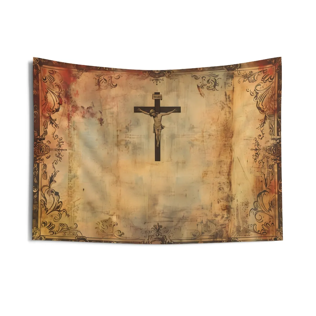 Vintage Biblical Art Print: A Historical Scene - Wall Tapestry