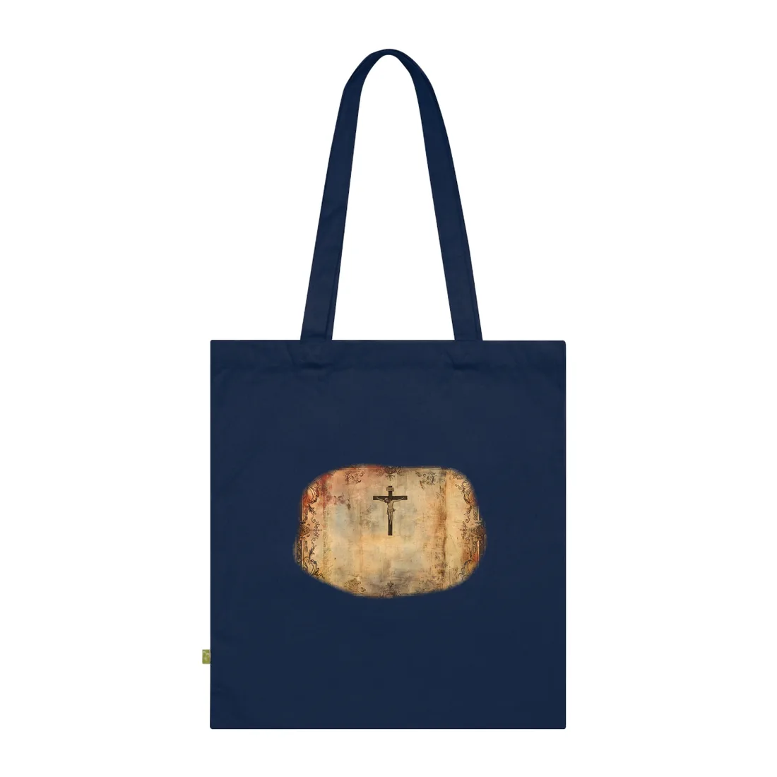 Vintage Biblical Art Print: A Historical Scene - Tote Bag (French Navy)