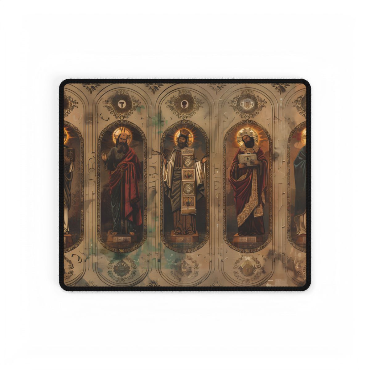 Vintage Biblical Art: Traditional Wisdom Poster - Desk Mat