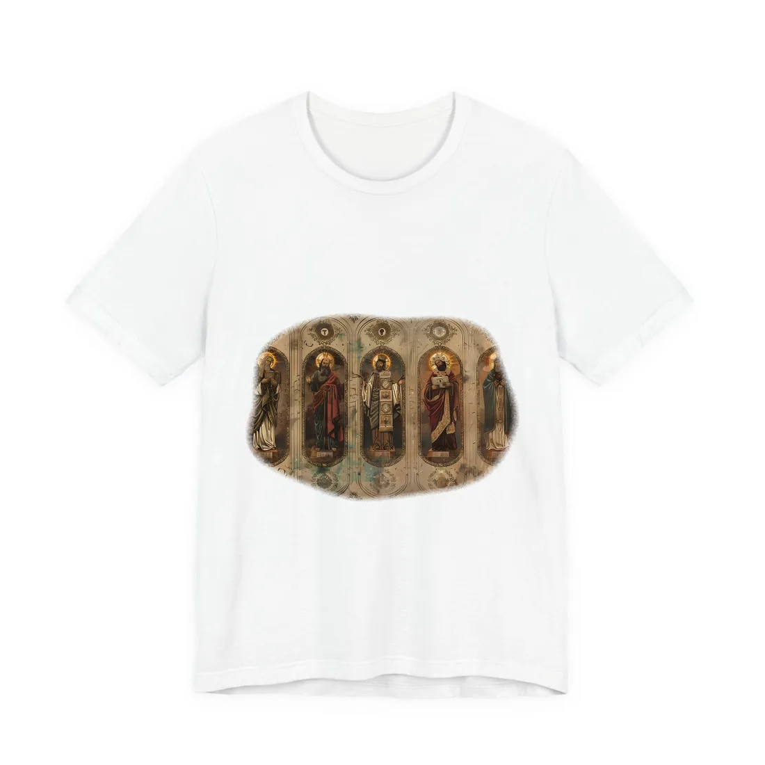 Vintage Biblical Art: Traditional Wisdom Poster - T-Shirt (White)