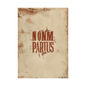 Vintage Distressed Typography Poster