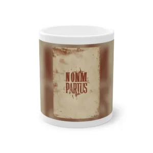 Vintage Distressed Typography Mug