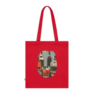 Liquor Bottles and Rocks Glass Tote Bag