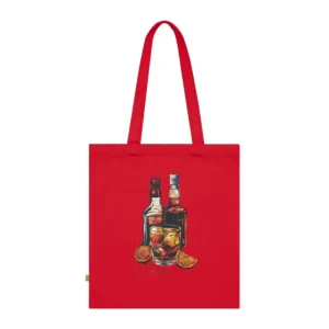 Whiskey Bottles with Orange Slices Tote Bag