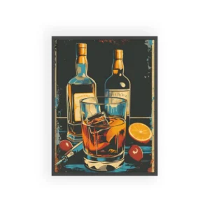 Whiskey on the Rocks Framed Poster