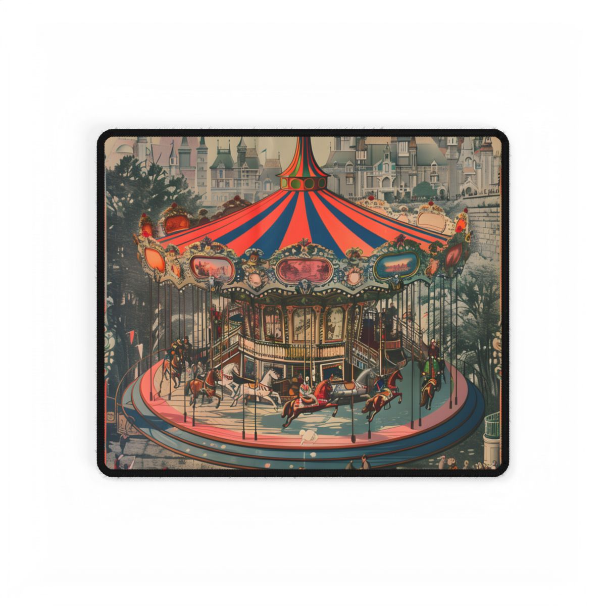 Vintage Disney Attraction Poster: Retro Artwork - Desk Mat
