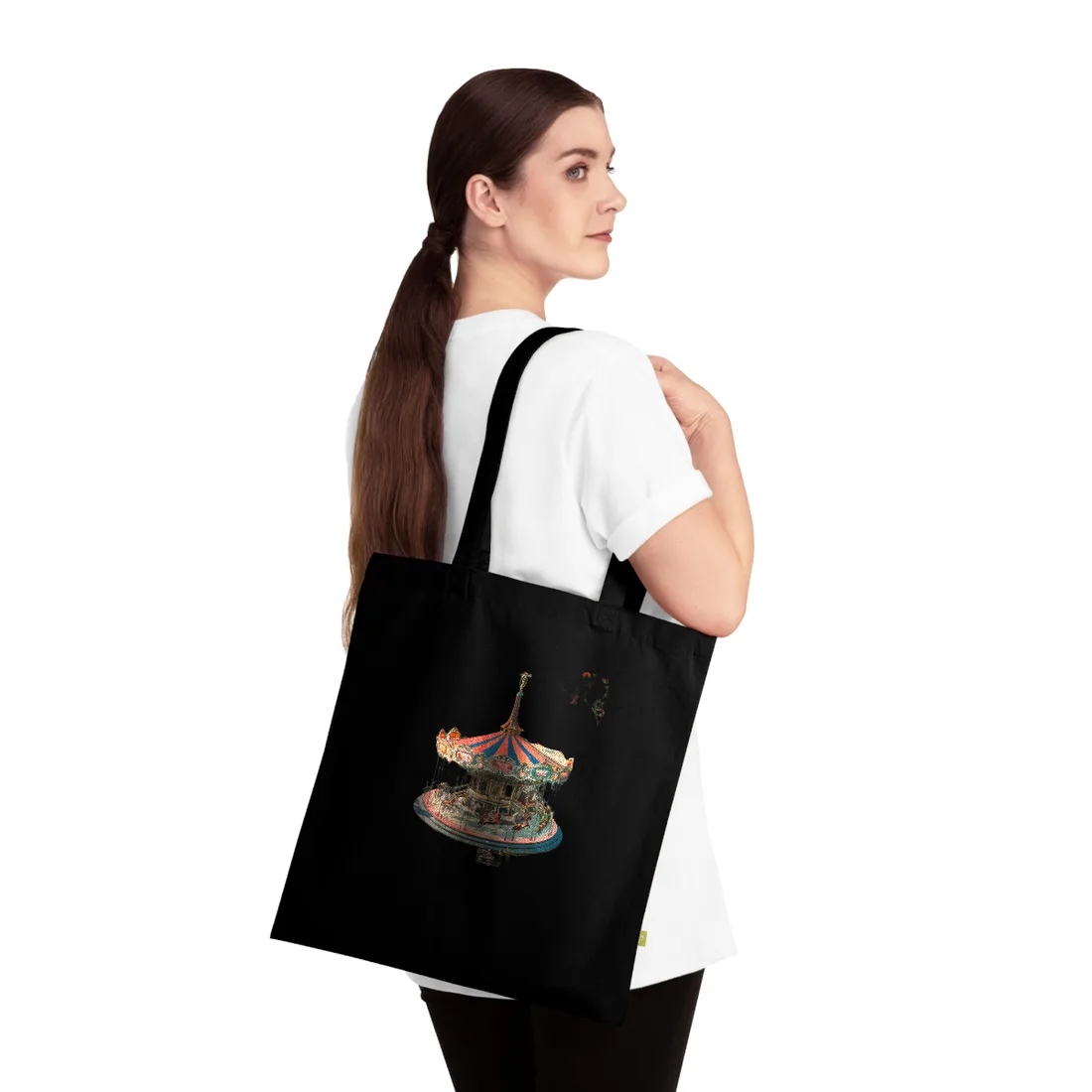 Vintage Disney Attraction Poster: Retro - Tote Bag (Black)