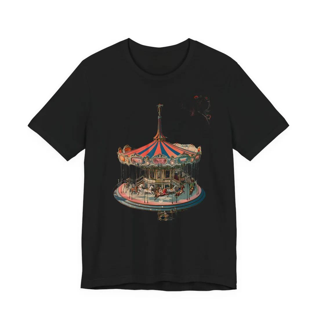 Vintage Disney Attraction Poster: Retro - T-Shirt (Black)