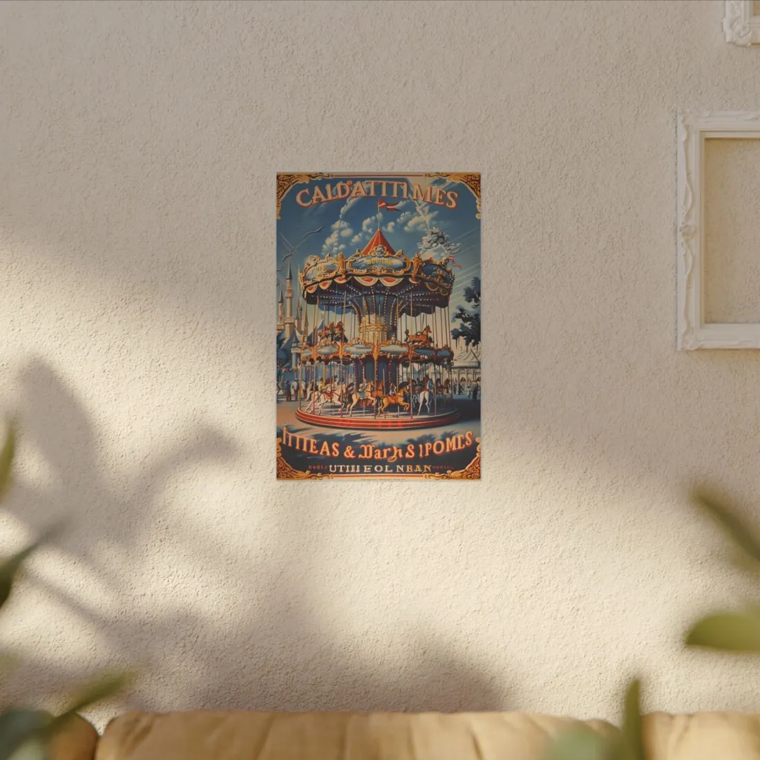 Vintage Disney Attraction: Retro-Themed - Canvas