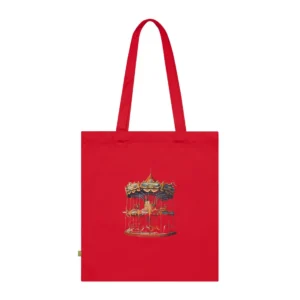 Vintage Carousel Ride Tote Bag