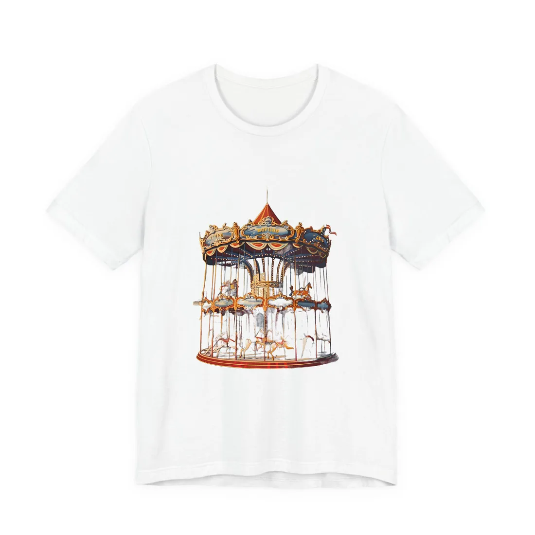 Vintage Disney Attraction: Retro-Themed - T-Shirt (White)