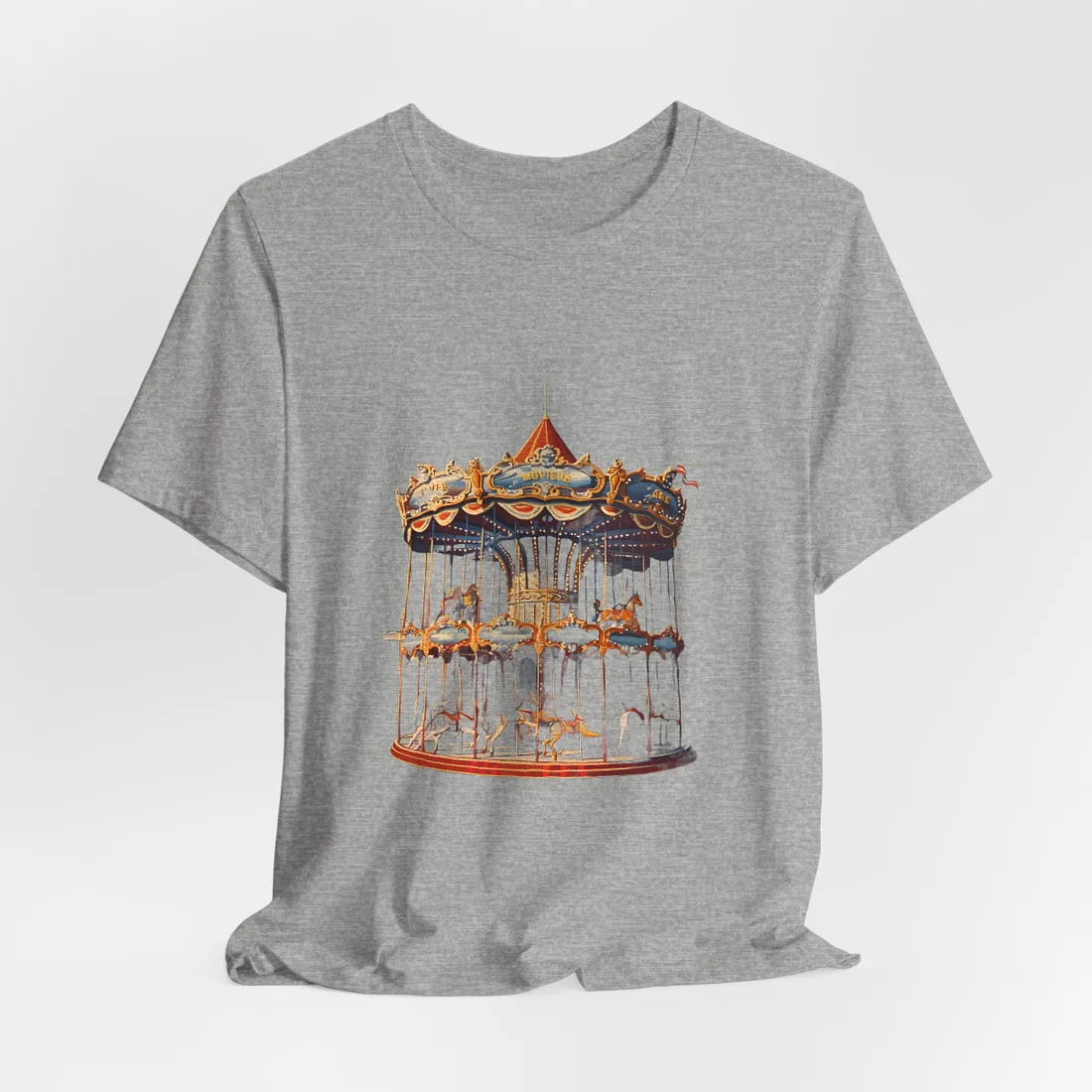 Vintage Disney Attraction: Retro-Themed - T-Shirt (Athletic Heather)