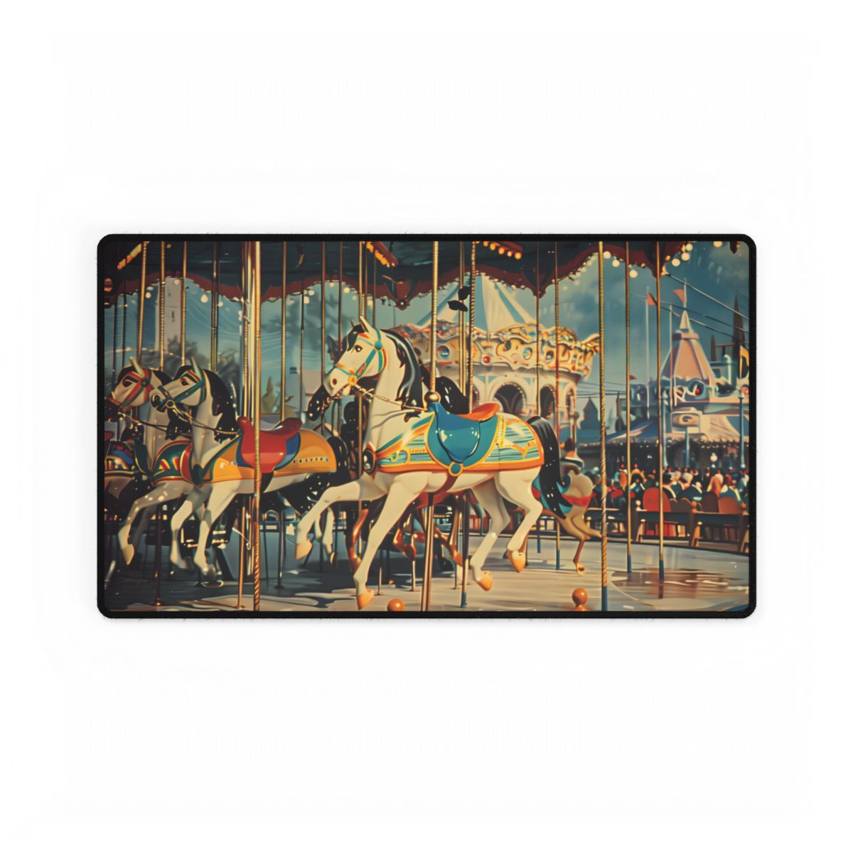 Vintage Disney World Disneyland Attraction Poster: Cinderella Castle - Desk Mat