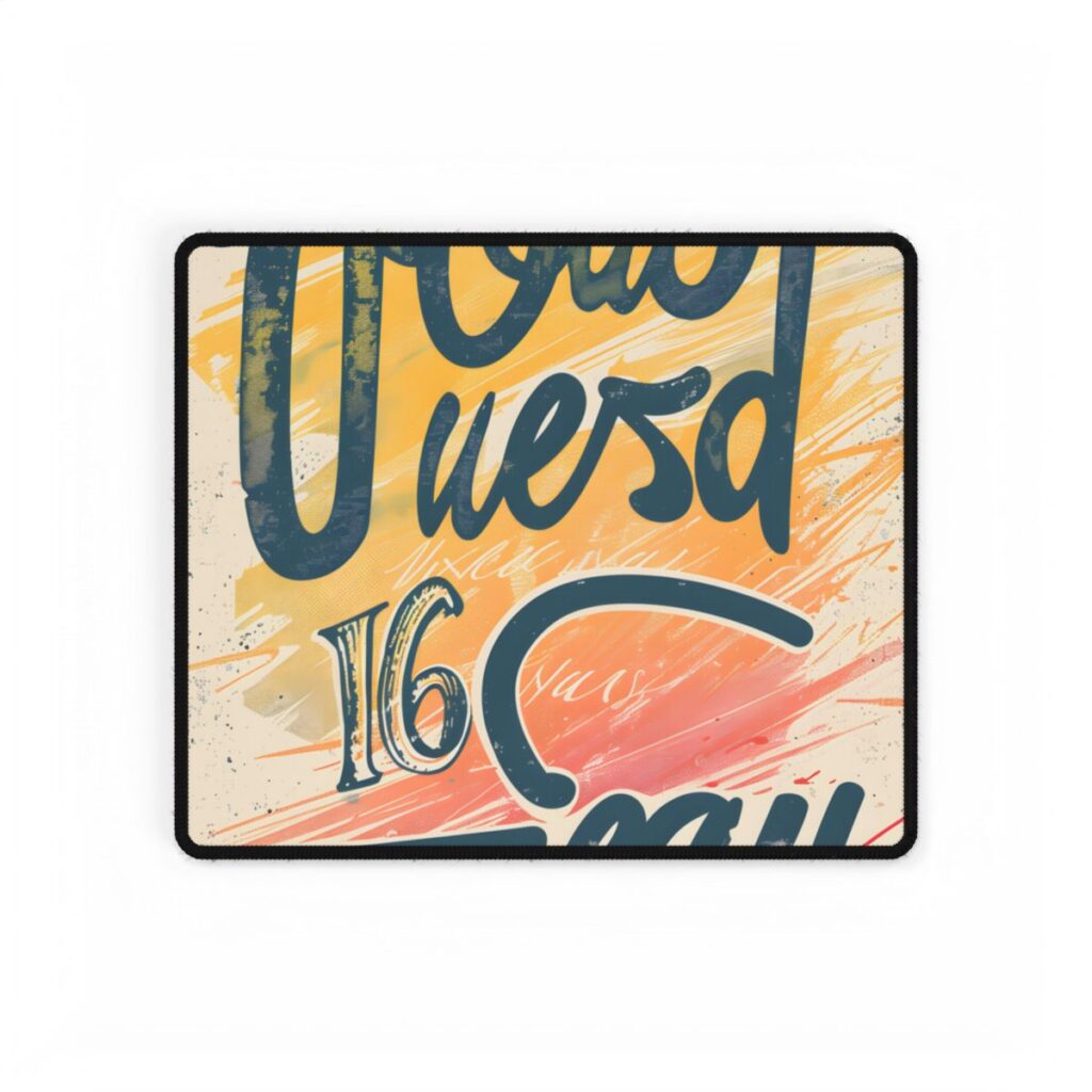 Vintage Distressed Artwork: 20 24 Batch 1 - Desk Mat