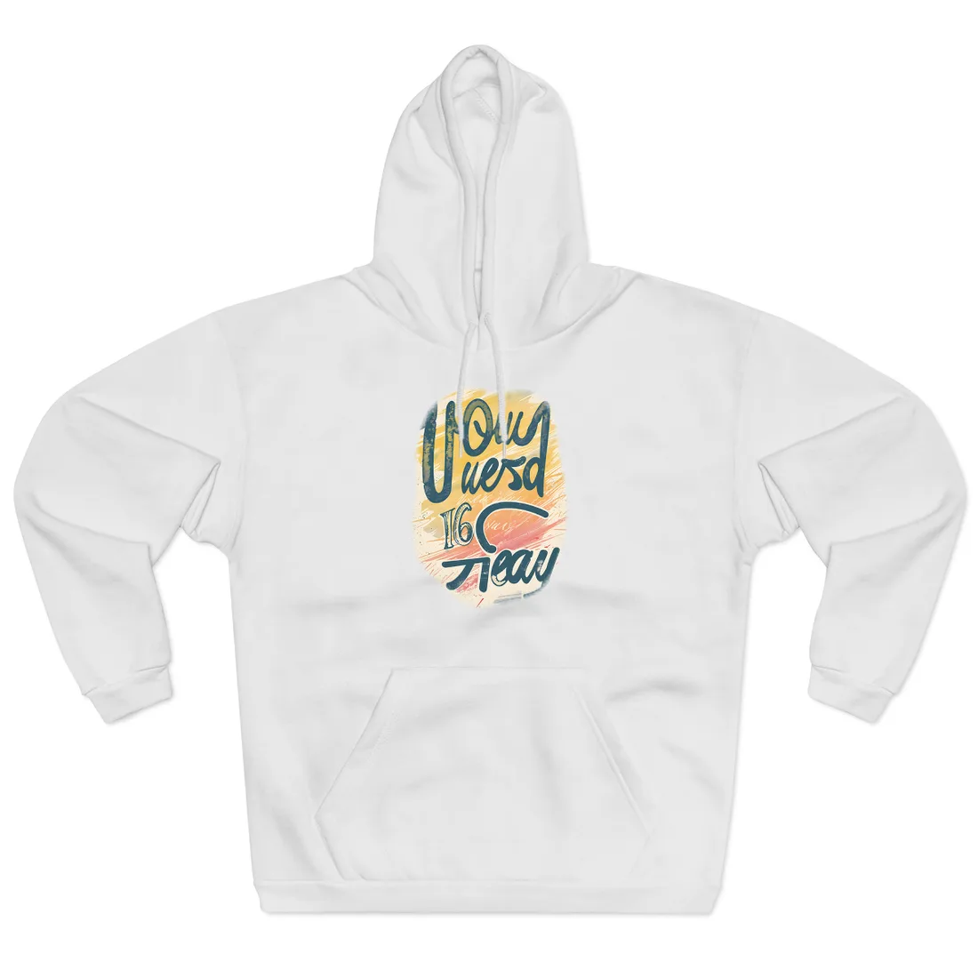 Vintage Distressed Artwork: 20 24 Batch 1 - Hoodie (White)