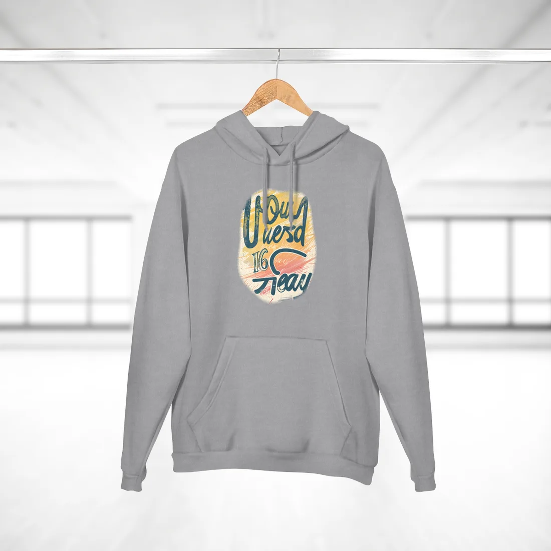 Vintage Distressed Artwork: 20 24 Batch 1 - Hoodie (Heather Grey)