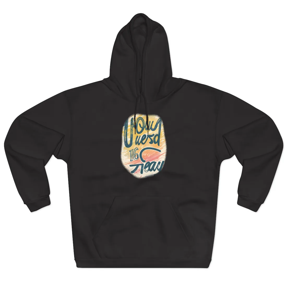 Vintage Distressed Artwork: 20 24 Batch 1 - Hoodie (Black)