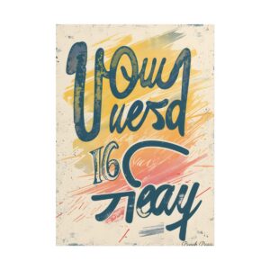 Retro Hand-Lettered Typography Poster