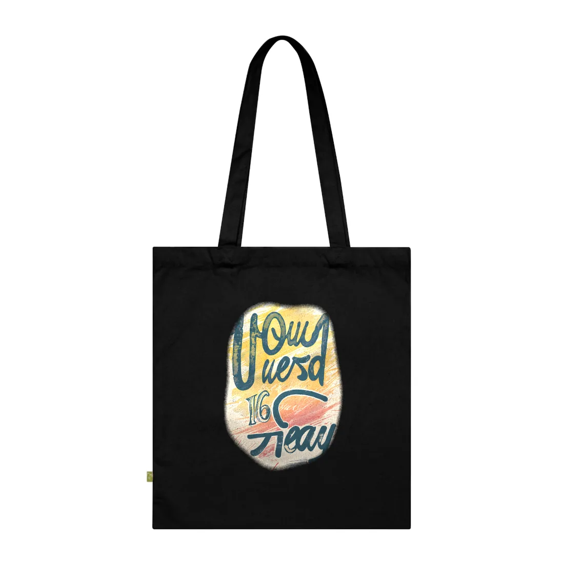 Vintage Distressed Artwork: 20 24 Batch 1 - Tote Bag (Black)