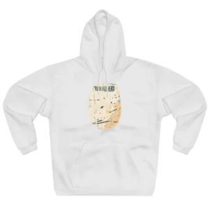 Distressed Vintage Typography: Splattered Paint Poster Hoodie