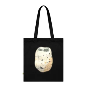 Distressed Vintage Typography: Splattered Paint Poster Tote Bag