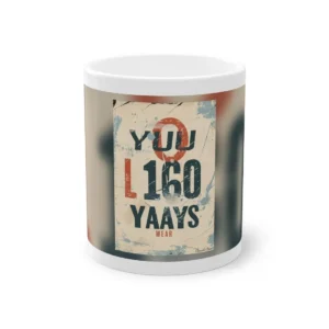 Distressed Vintage Typography Mug