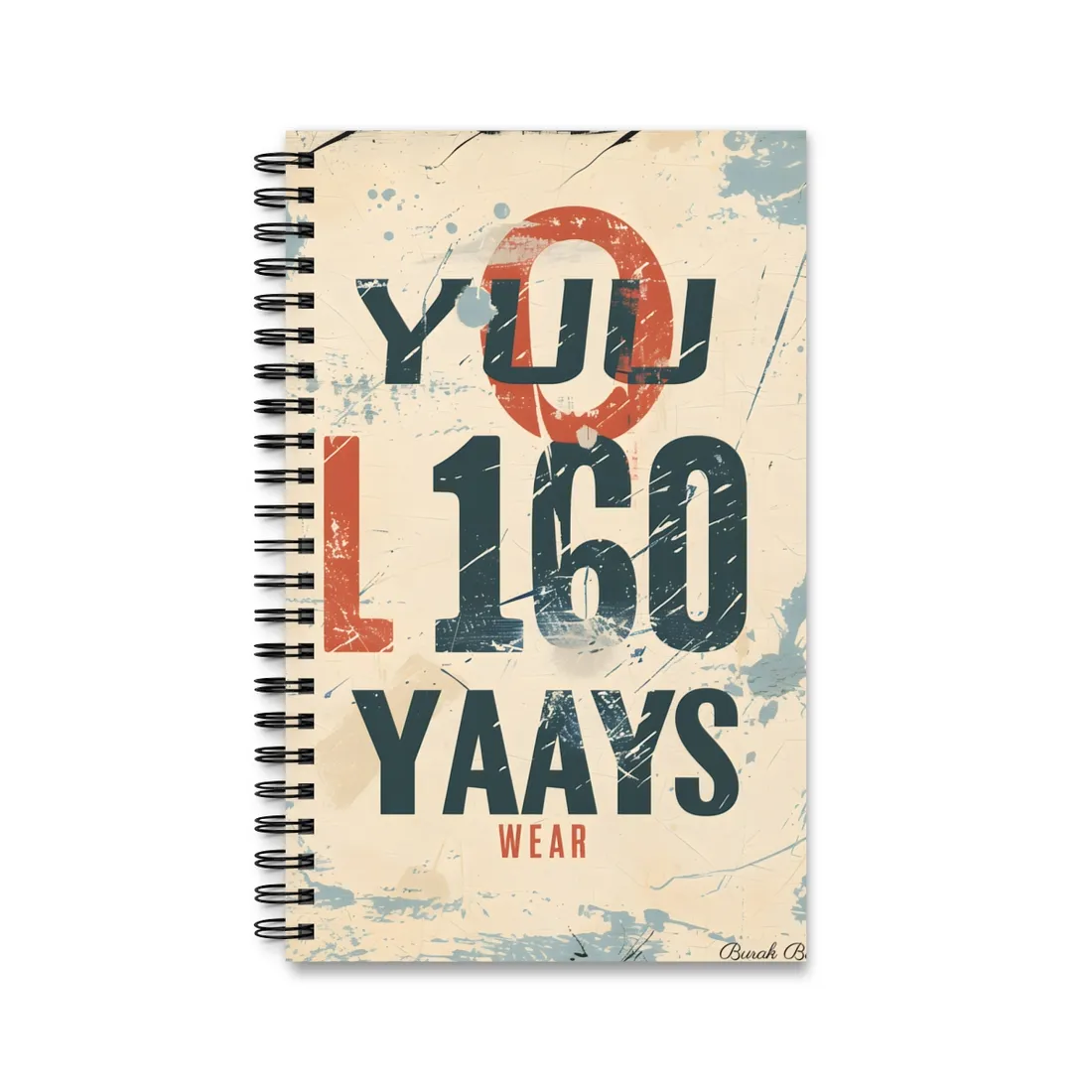 Vintage Distressed Poster: 20[24] Batch 1 - Spiral Notebook