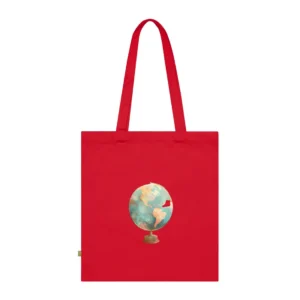 World Globe in Clouds Tote Bag