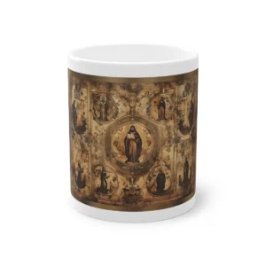Vintage Saints Icon Panel Mug