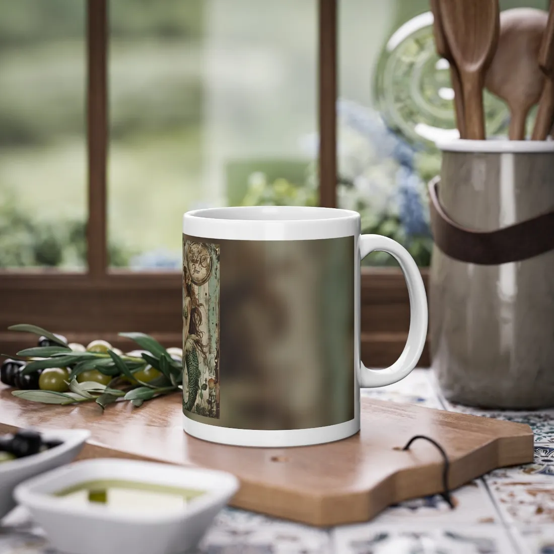 Vintage Mermaid Soap Beauty: A Dreamy - Mug