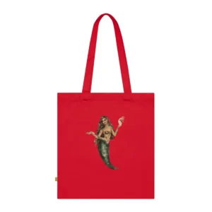 Vintage Mermaid Painting Tote Bag