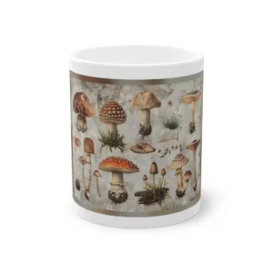 Vintage Mushroom Specimen Collection Mug