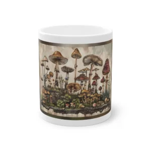 Mushrooms on Mossy Ground Mug