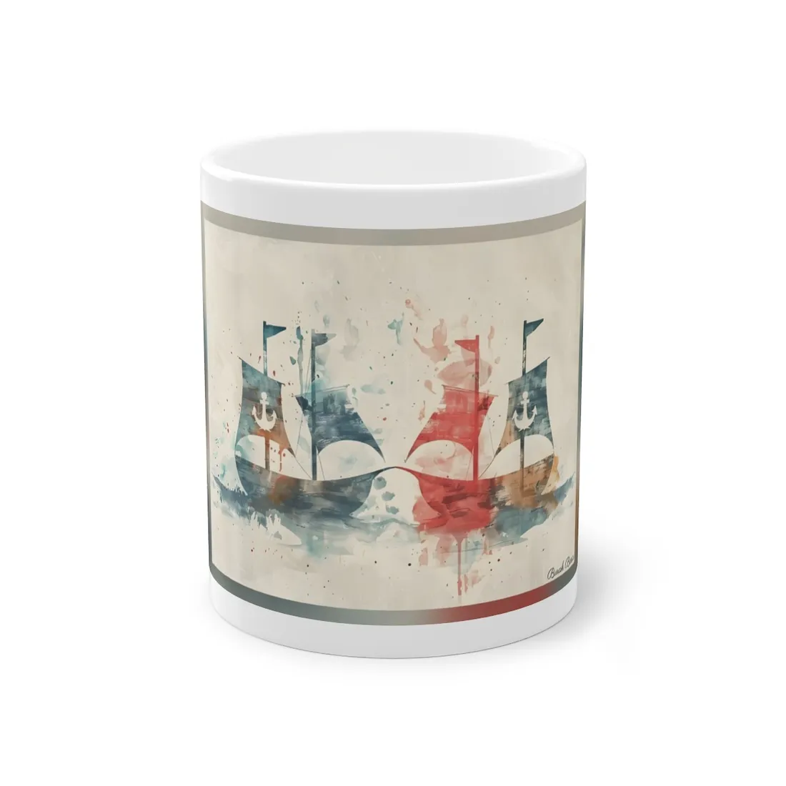 Vintage Nautical Flags: Antique Maritime Heraldry - Mug